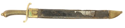 Lot 215 - German pioneer M.1845 short sword and scabbard,...
