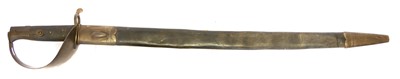 Lot 216 - British 1859 pattern naval issue cutlass...