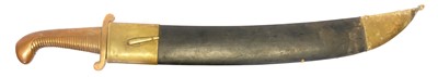 Lot 242 - Russian M-1827 saw back Falchion Pioneer Sword...
