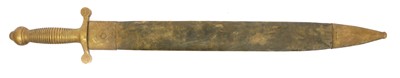 Lot 243 - Russian 1847 pattern pioneer short sword and...