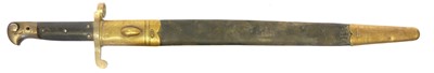 Lot 322 - 1887 pattern Martini Henry sword bayonet and...