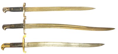 Lot 326 - Three Yathaghan bayonets, to include a...