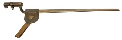 Lot 280 - US M.1873 Trapdoor Springfield socket bayonet...