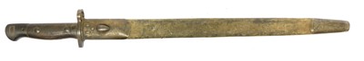 Lot 283 - 1907 pattern Lee Enfield bayonet and scabbard,...