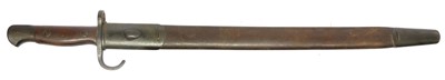 Lot 285 - 1907 pattern Lee Enfield bayonet and scabbard,...