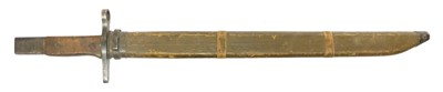 Lot 287 - Japanese late war production type 30 bayonet...
