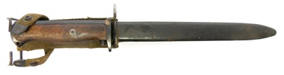 Lot 303 - Norwegian Krag 1894 converted bayonet and...