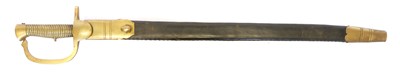 Lot 246 - Reproduction Baker rifle bayonet and scabbard....