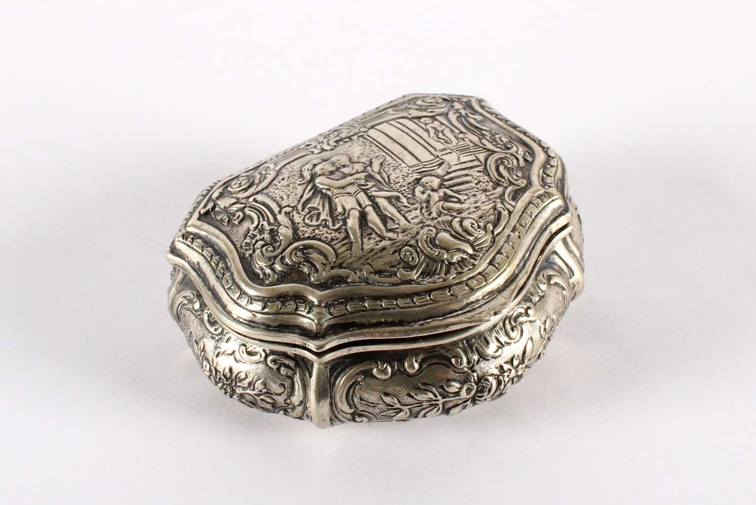 Lot A 19th Century German Pseudo-Hanau Silver Snuff Box