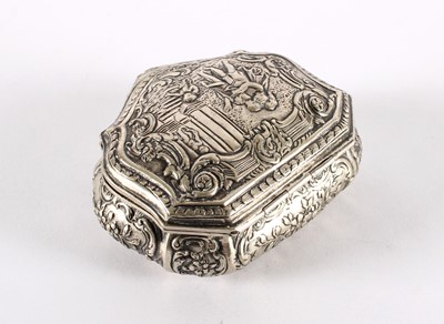 Lot A 19th Century German Pseudo-Hanau Silver Snuff Box