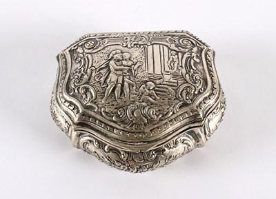 Lot A 19th Century German Pseudo-Hanau Silver Snuff Box