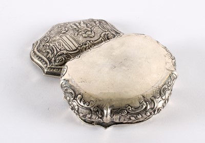 Lot A 19th Century German Pseudo-Hanau Silver Snuff Box