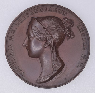 Lot 101 - Victoria, Coronation, 1838, a silver and bronze medal by B. Pistrucci (2)