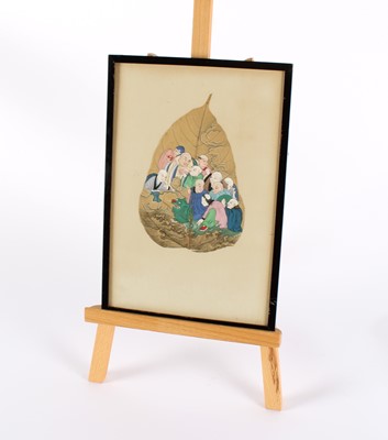 Lot A 19th Century Chinese Leaf Painting