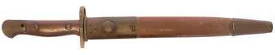 Lot Australian Owen bayonet with Mangrovite...