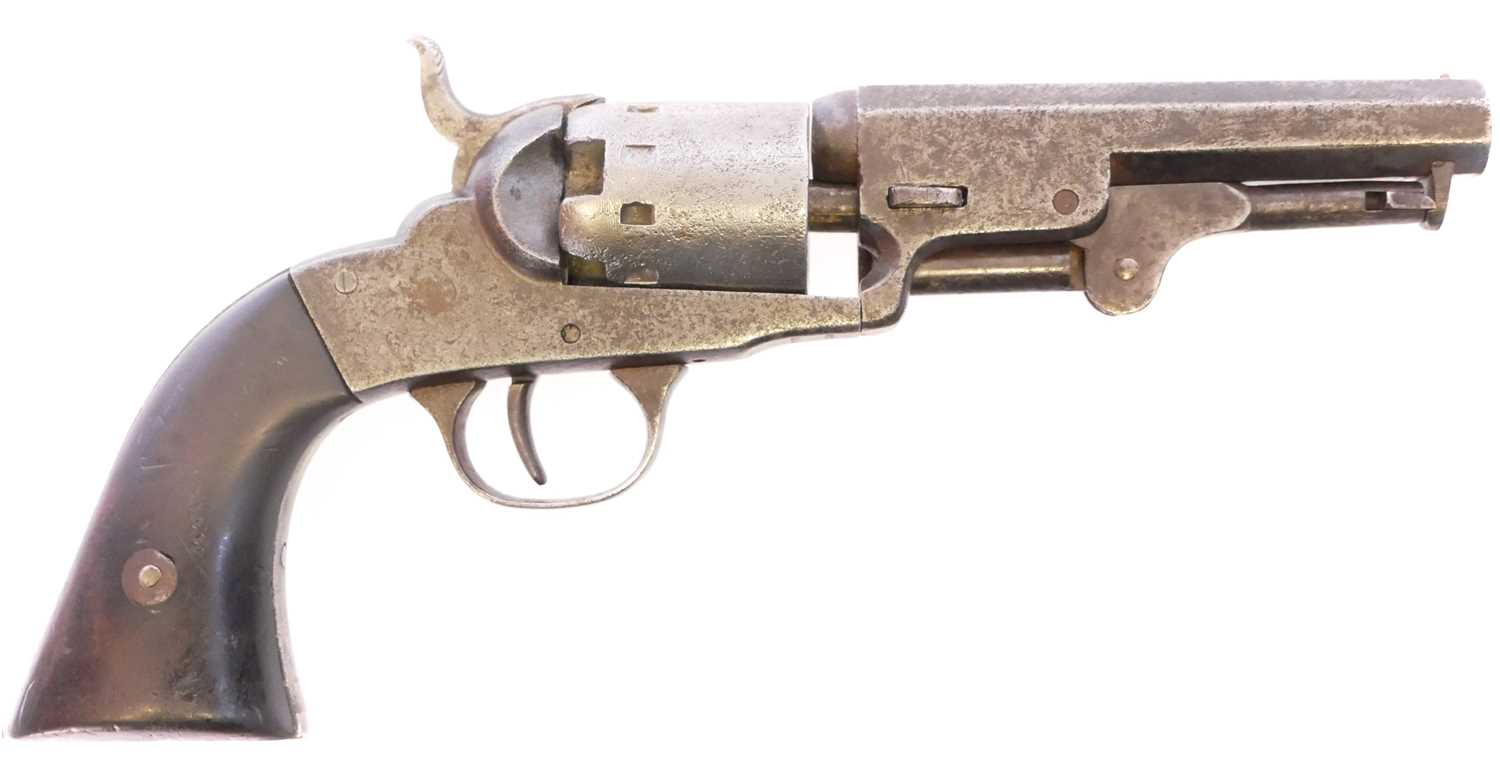 Lot London Arms Co. 150 bore percussion revolver,...