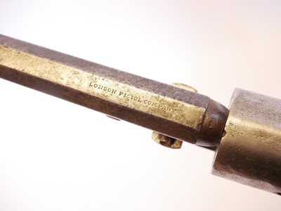 Lot London Arms Co. 150 bore percussion revolver,...