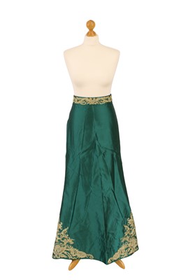 Lot Two Silk Ensembles and One Skirt by Reem Acra Couture