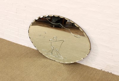 Lot 210 - Art Deco Wall Mirror