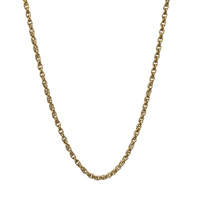 Lot 269 - A 9ct gold rope chain