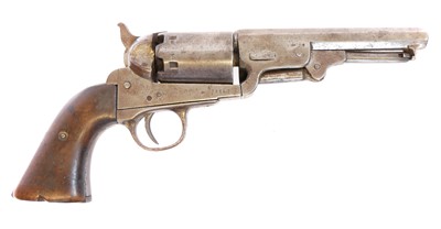 Lot Belgian .36 percussion revolver, serial number...