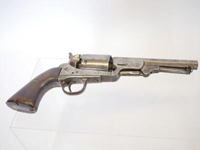 Lot Belgian .36 percussion revolver, serial number...