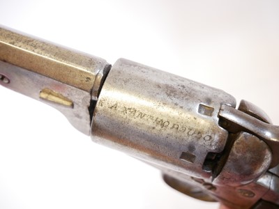 Lot Belgian .36 percussion revolver, serial number...