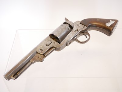 Lot Belgian .36 percussion revolver, serial number...
