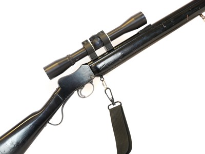Lot BSA Martini action .22 smooth bore shotgun...