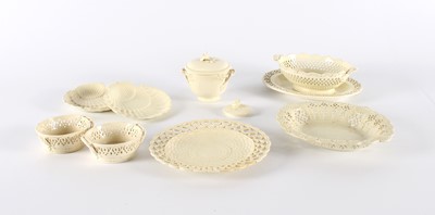Lot 95 - A Group of 19th Century Leeds Creamware Pottery