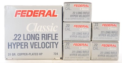 Lot Federal Classic .22lr rimfire ammunition, with...