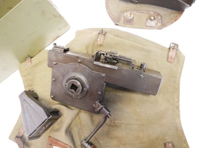 Lot Deactivated 7.92mm MG53 belt fed machine gun...