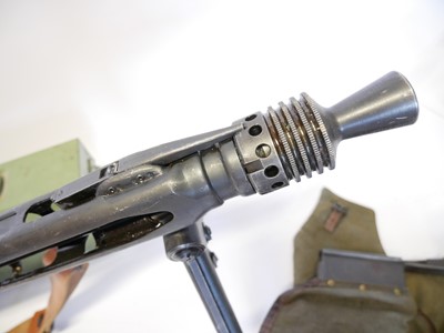 Lot Deactivated 7.92mm MG53 belt fed machine gun...