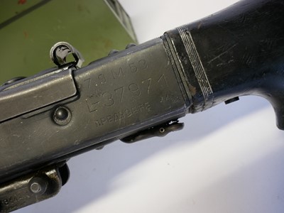 Lot Deactivated 7.92mm MG53 belt fed machine gun...