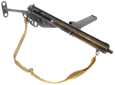 Lot Deactivated 9mm Sten gun MkIII, serial number...