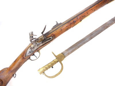 Lot Flintlock Dnask - Norsk .750 M.1774 type...
