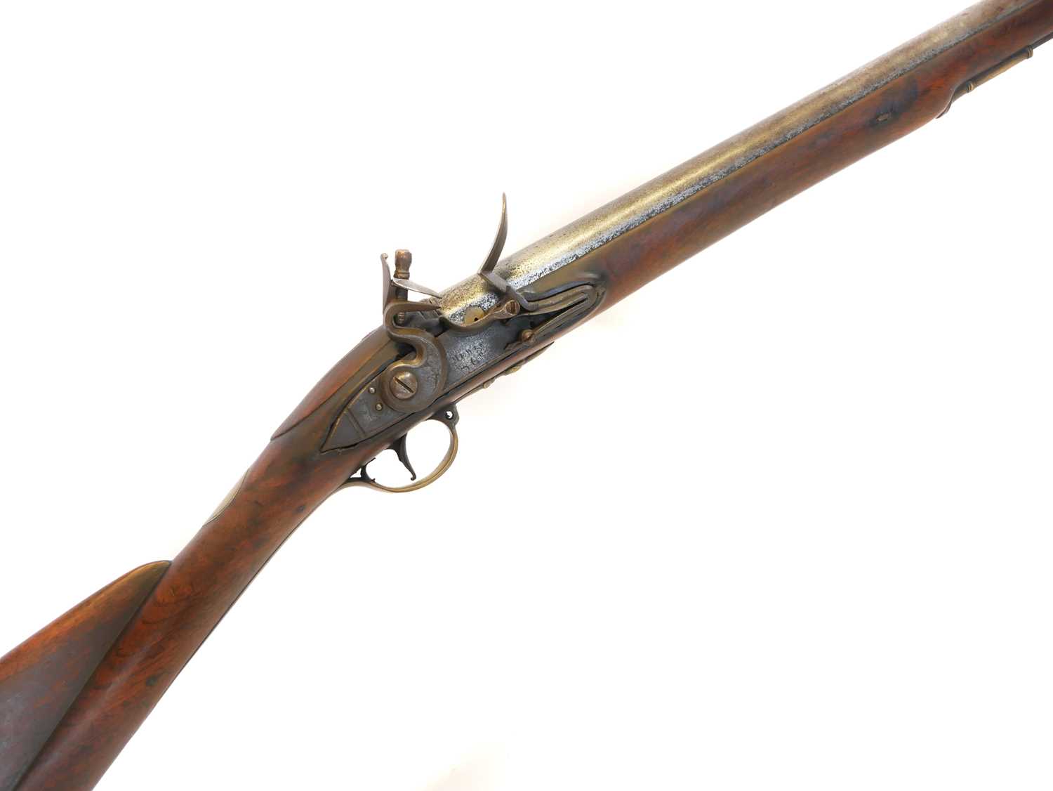 Lot Flintlock .700 officers fusil by Mewis and Co...