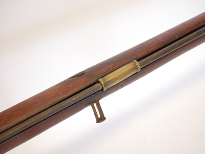 Lot Flintlock .700 officers fusil by Mewis and Co...