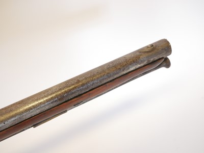 Lot Flintlock .700 officers fusil by Mewis and Co...