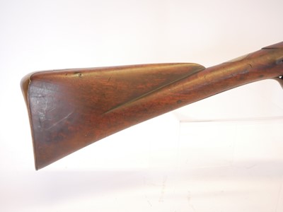 Lot Flintlock .700 officers fusil by Mewis and Co...