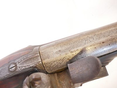 Lot Flintlock .700 officers fusil by Mewis and Co...