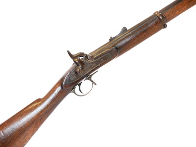 Lot Enfield P53 percussion rifle, 39inch barrel...