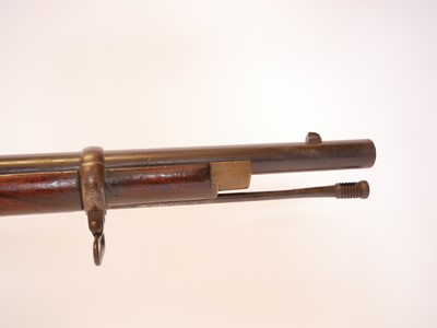 Lot Enfield P53 percussion rifle, 39inch barrel...