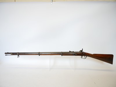 Lot Enfield P53 percussion rifle, 39inch barrel...