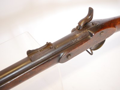 Lot Enfield P53 percussion rifle, 39inch barrel...