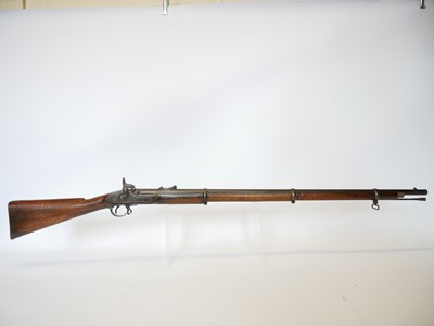 Lot Enfield P53 percussion rifle, 39inch barrel...
