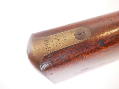 Lot Enfield P53 percussion rifle, 39inch barrel...