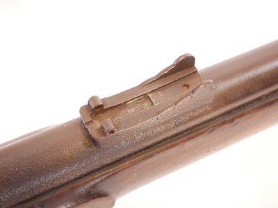 Lot Enfield P53 percussion rifle, 39inch barrel...