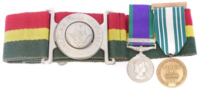 Lot British General Service 1962-2007 medal with...