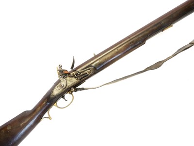Lot Volunteer flintlock .650 Baker type rifle,...
